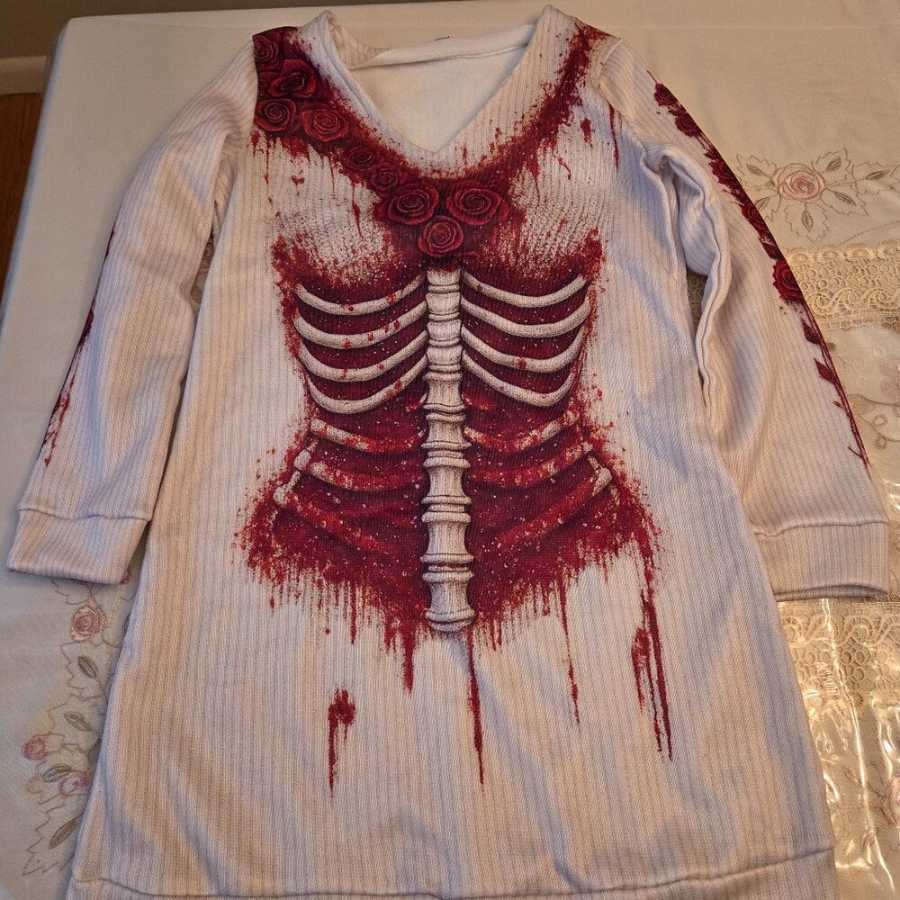 Skeleton Jersey Dress